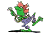 Happy Frog - There is no denying that this frog is having a great time!