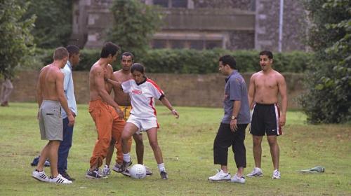bend it like beckham - This is a scene from the movie 'Bend it like beckham'