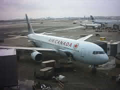 Air Canada  - Air Canada flight loading.