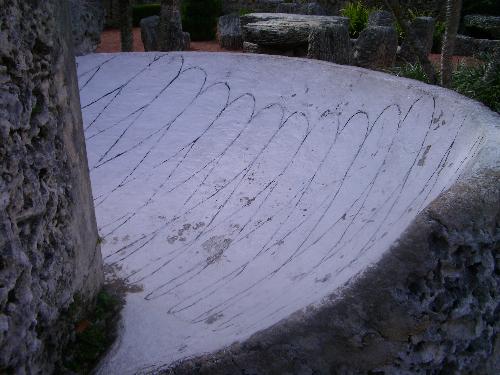 Coral Castle - This is a sun dial that was used to tell time