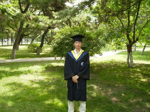 I graduated from NorthEastern University! - I graduated from NorthEastern University on Jul.1st,2007,this picture is taken on that day.