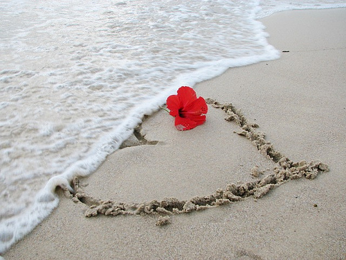 beautiful flow heart - this picture is very very very very very cute very cute and lovely!!!!!!!!! This beautiful heart remind me my lover