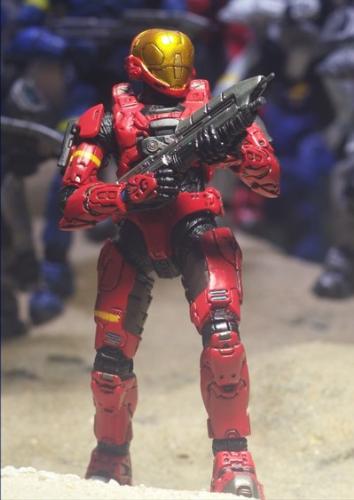 A Halo 3 Spartan figure - a Spartan figurine from Halo 3!
