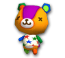 Stitches - Stitches is one of my favorite neighbors on animal crossing. So cute, he is a teddy bear with a lazy personality.