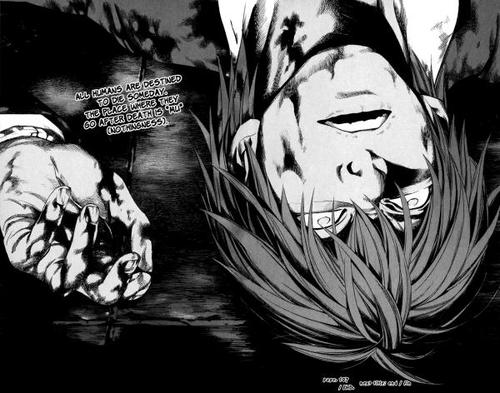 end Light the death scene of Light from the Death Note manga myLot
