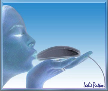Kiss My Mouse - digital art done in photo shop of me kissing my mouse!