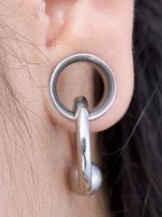 pierced ears - large pierced ears