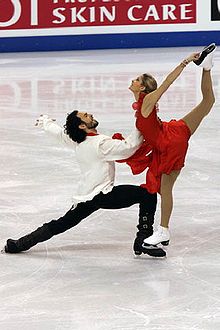 Belbin and Agosto - Tanith Belbin and Ben Agosto the USA Ice Danceing team that won a medal in the 2006 Winter Olympics.