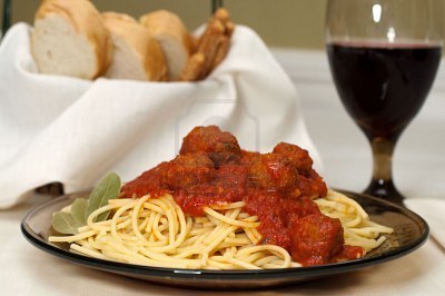 spaghetti - spaghetti in tomato sauce, yummy!