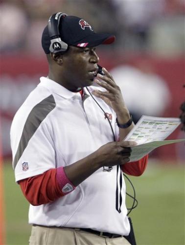Tampa Bay Coach - The Buccaneers Head Coach Raheem Morris.