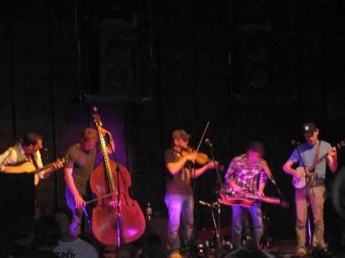 InFamous StringDusters - They can play so amazingly, they kept this very large Theater rocking with there blue grass music and old folk type songs for hours into the night.