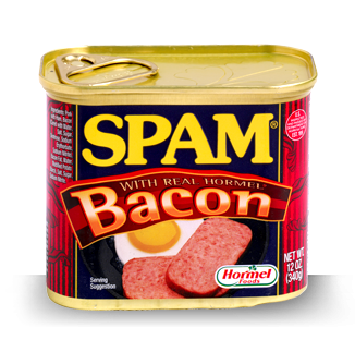 More Spam - This Spam has Bacon in it!