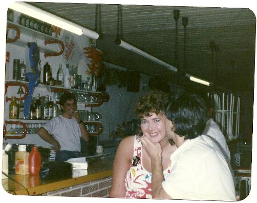 My mate Caroline in Calella 1987 - My mate Caroline, Calella 1987