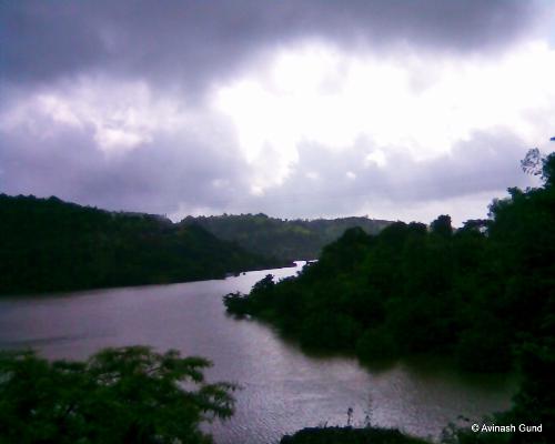 beautiful river on road side of Kokan Roads, Mahar - beautiful river on road side of Kokan Roads, Maharashtra, India