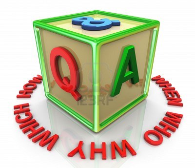 questions - question and answer cube