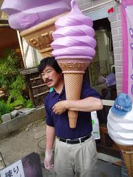 ice cream - big ice cream in japan