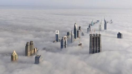 Skyscraper of Dubai - This is skyscraper Burj Khalifa in Dubai.