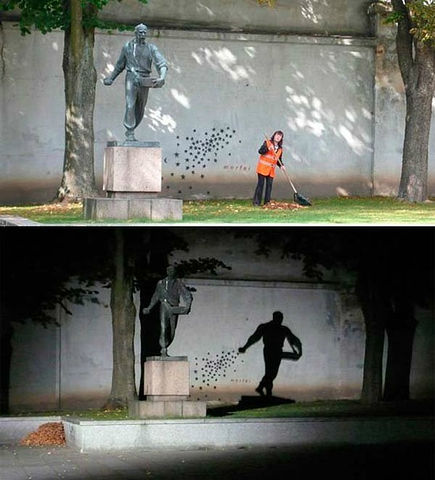 Monument in Kaunas - This is very special monument in Kaunas in day and night of Lithuania.