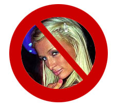 no paris - no to paris hilton