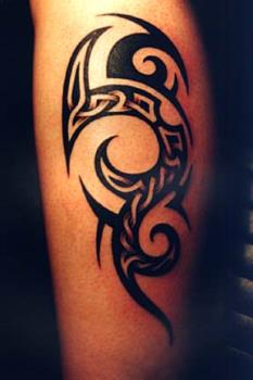tattoo - My calf tattoo. A combination of traditional styles from Ireland and Borneo