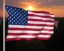 American Flag - The national flag of the USA