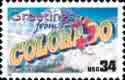 colorado stamp - many cities and states could be really cool to live in.  Colarado has the blessing of snow!!