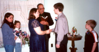 my wedding - Exchanging rings at our wedding