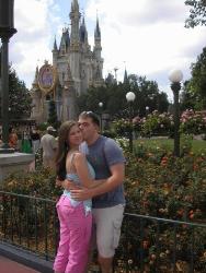 me and brandon at Disney - if i could marry him right here I would