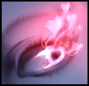 Eye on fire - Hearts on fire.