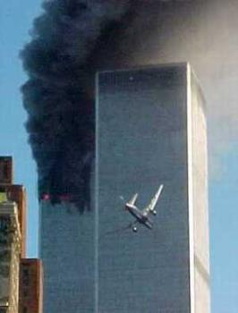 9/11 - plane craching into the wtc towers