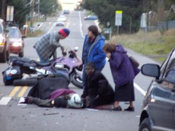 Accidents - Major accident done by bike one