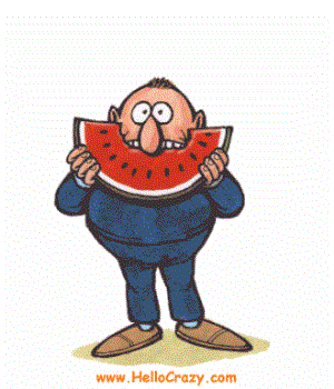 Good old watermelon - They even made seedless watermelon now...
