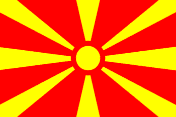 Macedonian national Flag - Flag of Macedonia