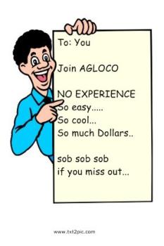 agloco - AGLOCO let us Own
the Internet