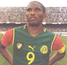 Samuel Eto&#039;O Fils - Samuel Eto&#039;o is the best African Player of the last years.