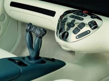 Nor Steering Wheel - This car is driven with a joystick