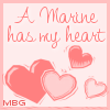 a Marine has my heart - A Marine has my heart, pink background