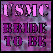 usmc bride to be - usmc bride to be, purple background