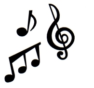 I luv Music - Variety of music notes