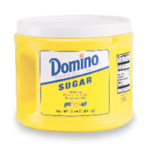 Domino Sugar - now comes in a plastic cannister