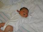 Baby - An infant or baby is a very young person. 
The term "infant" derives from the Latin word in-fans, 
meaning "unable to speak'.