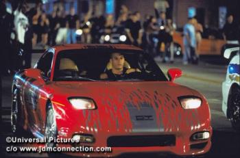 Vin diesel in the fast and the furious - vin diesels rx7