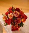 orange rose buket - buket bunga mawar / rose bukette