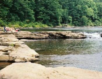 Ohiopyle - one stream at Ohiopyle