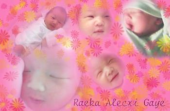 babies - An original layout I did of baby Raeka in different moods and faces. babies - An original layout I did of baby Raeka in different moods and faces.