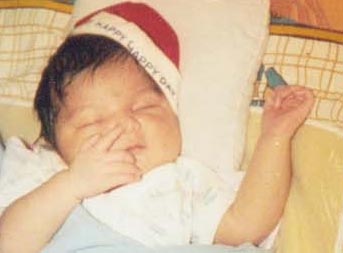 my daughter - when she was just a month old my daughter - when she was just a month old