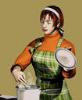 making  chocolate cake - baking cakes