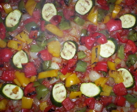 Chargrilled Vegetable Pizza - Pizza photo - Chargrilled vegetables on a pizza base. Chargrilled Vegetable Pizza - Pizza photo - Chargrilled vegetables on a pizza base.