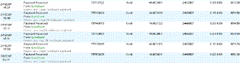 look2earn earnings - a screenshot of my earnings from look2earn payed trough my egold account