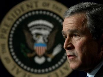 george bush - Bush is president of America